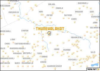 map of Thunewāla Kot
