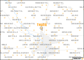 map of Thune