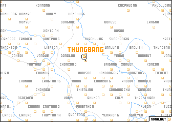 map of Thung Bằng