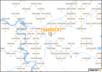 map of Thượng Cát