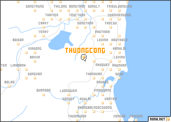 map of Thượng Công