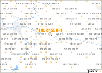 map of Thürmsdorf