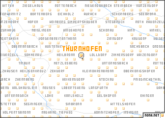 map of Thürnhofen