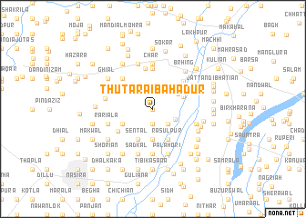 map of Thuta Rāi Bahādur