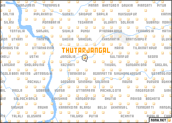 map of Thutār Jangal