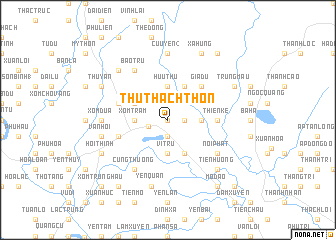 map of Thu Thach Thon