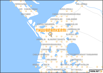 map of Thuvarankerni