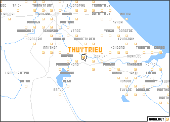 map of Thủy Triều