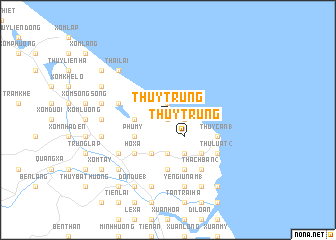 map of Thủy Trung