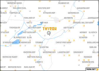 map of Thyrow