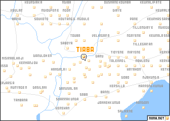 map of Tiaba