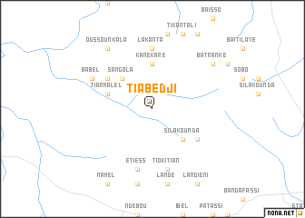 map of Tiabédji