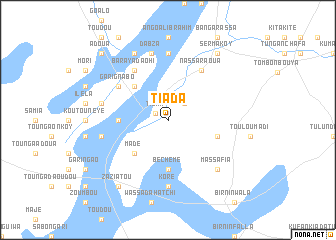 map of Tiada