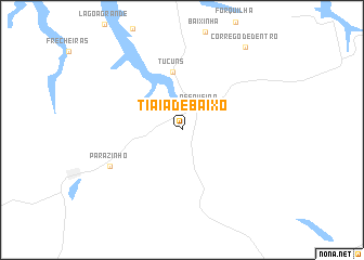map of Tiaia de Baixo