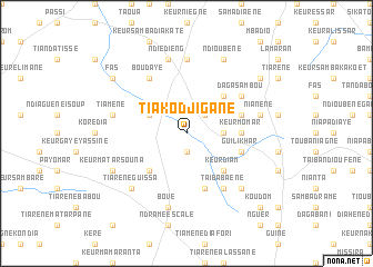 map of Tiako Djigane