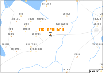 map of Tialo Zoudou