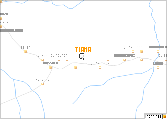 map of Tiama