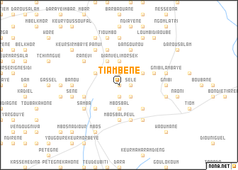 map of Tiambène