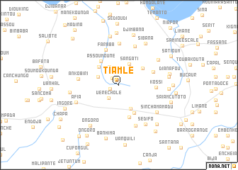 map of Tiamlé