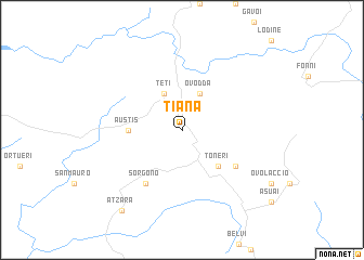 map of Tiana