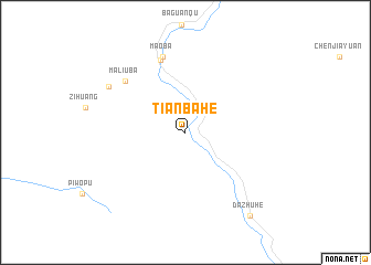 map of Tianbahe