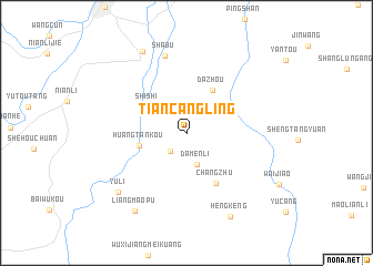 map of Tiancangling