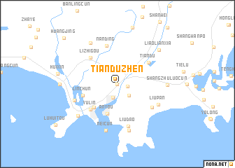 map of Tianduzhen