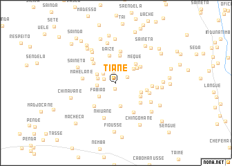 map of Tiane