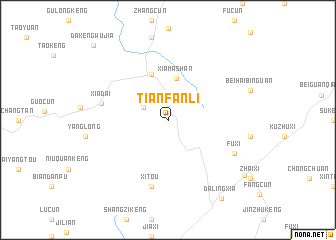 map of Tianfanli