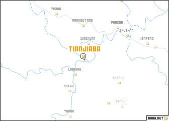 map of Tianjiaba