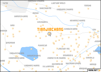 map of Tianjiachang