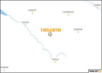 map of Tianjiatai