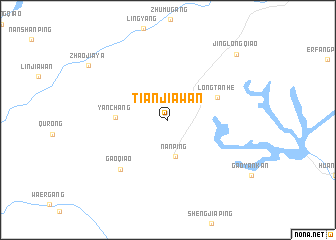 map of Tianjiawan