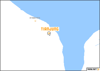 map of Tianjung