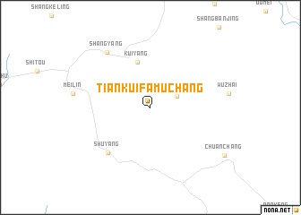 map of Tiankuifamuchang