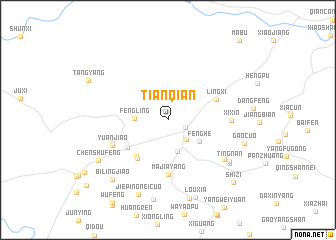 map of Tianqian