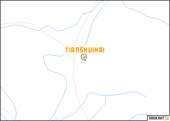 map of Tianshuihai
