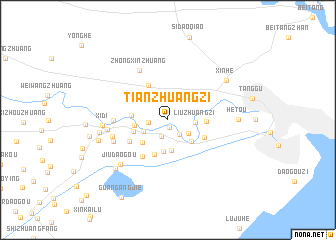 map of Tianzhuangzi