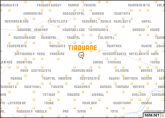 map of Tiaouane