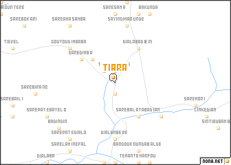 map of Tiara