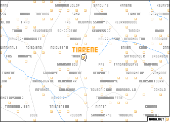 map of Tiarène