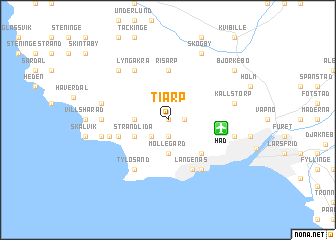 map of Tiarp