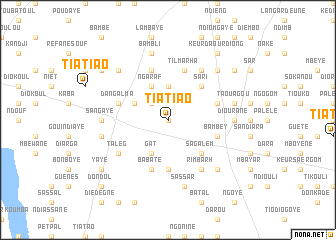 map of Tiatiao