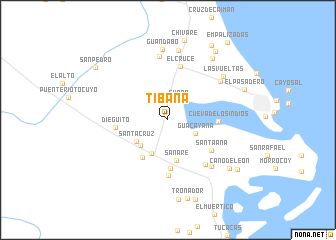 map of Tibana