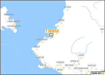 map of Tibang