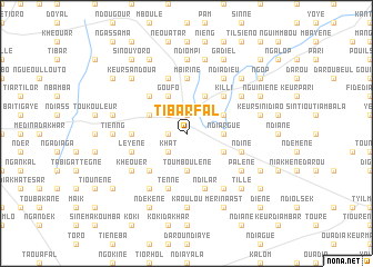 map of Tibar Fal