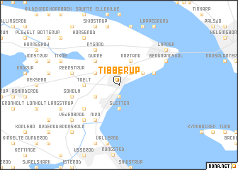 map of Tibberup