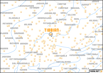 map of Tibbiān