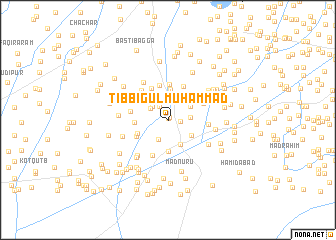 map of Tibbi Gul Muhammad