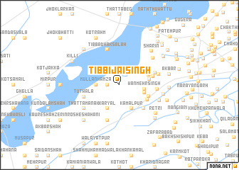 map of Tibbi Jai Singh